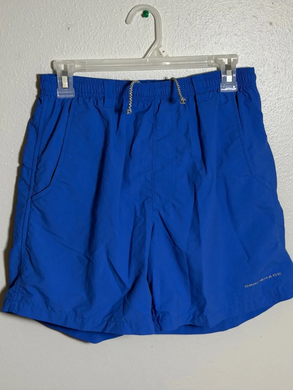 Columbia Sportswear Men Outdoor Royal Blue Quick-Dry Swim/Active‎ Shorts size S